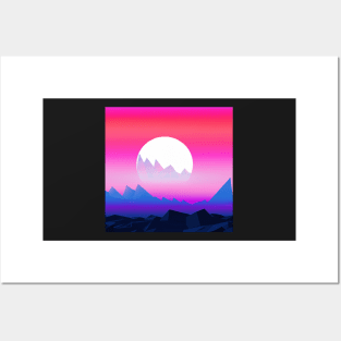 sunset portal Posters and Art